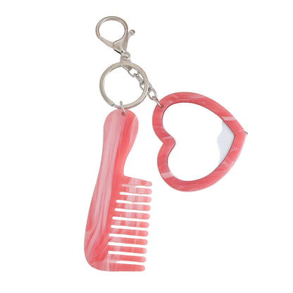 Mini Mirror & Brush Bag Charm