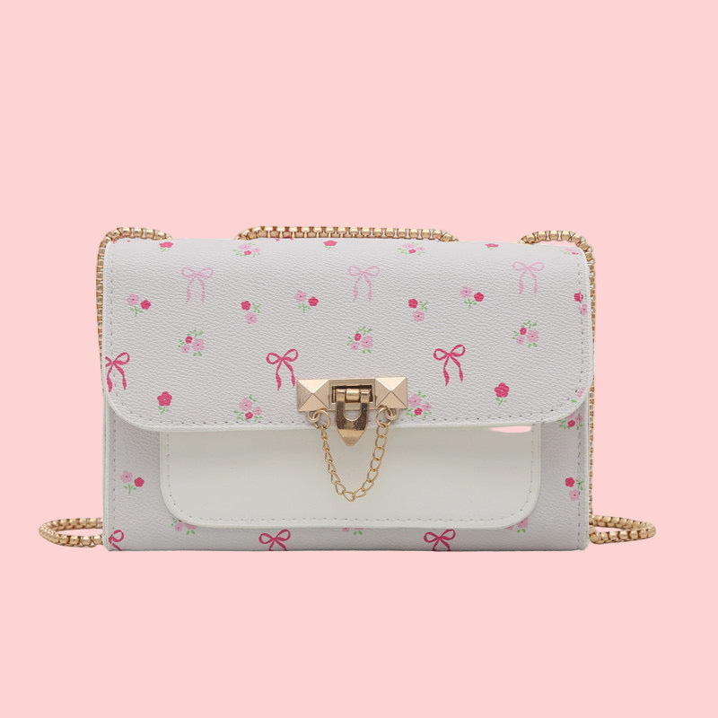 Flower & Bows Shoulder Bags ( 3 Colors Available )