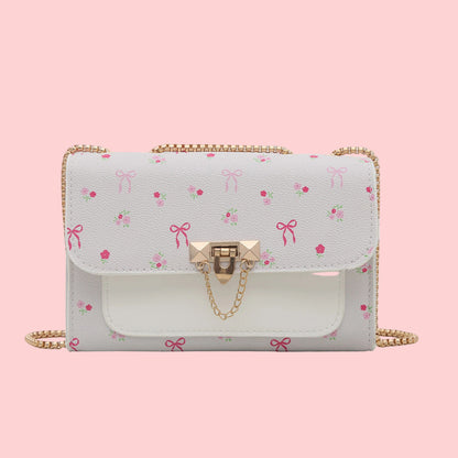 Flower & Bows Shoulder Bags ( 3 Colors Available )