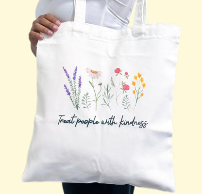 Treat People With Kindness Tote Bag