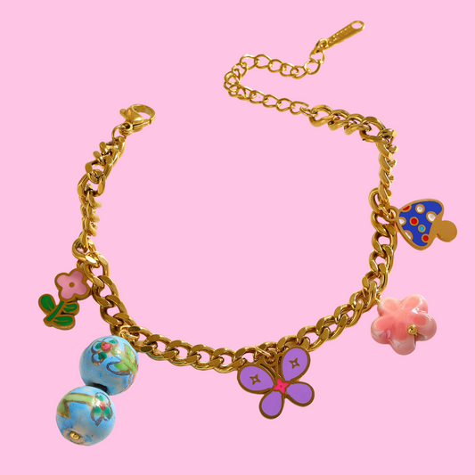 Fairy Garden Charm Bracelet