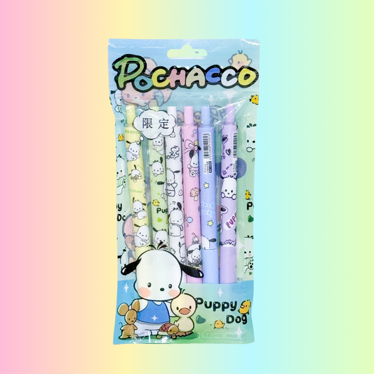 Pochacco Pens - 6 pcs