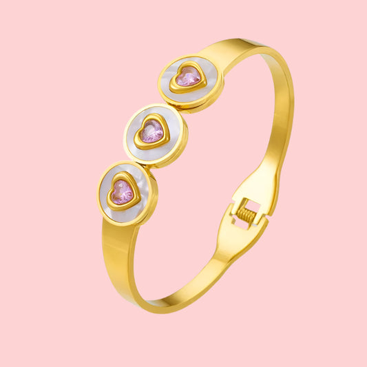 Triple Love Bangle