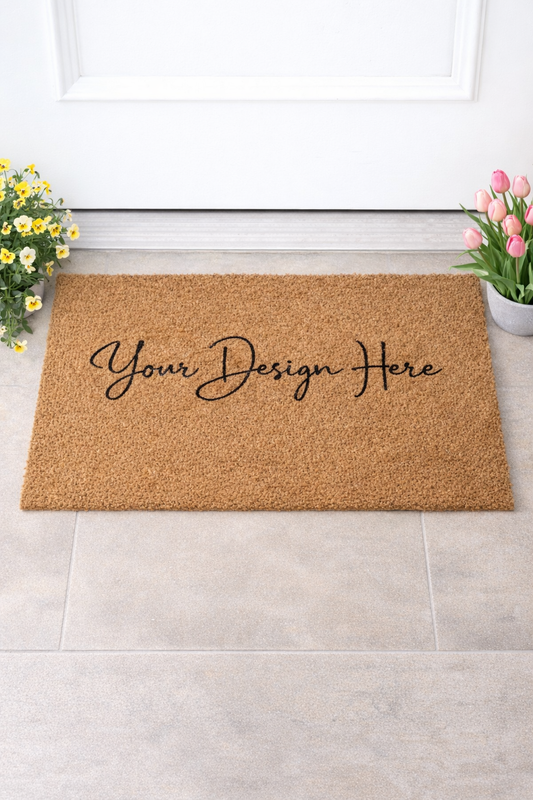 Personalized Custom Doormat – 16x24 Laser Engraved Welcome Mat