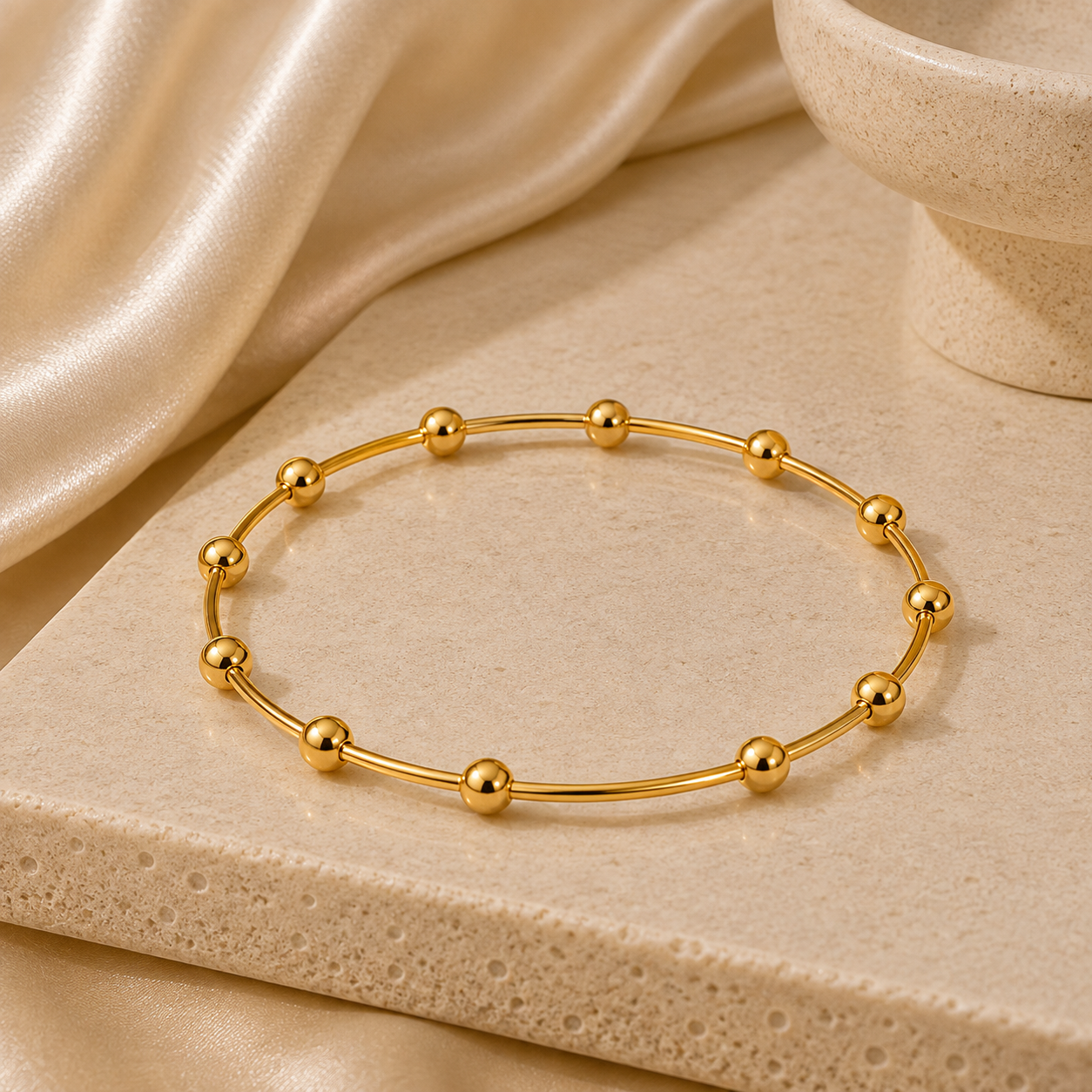 Classic Beaded Bangle