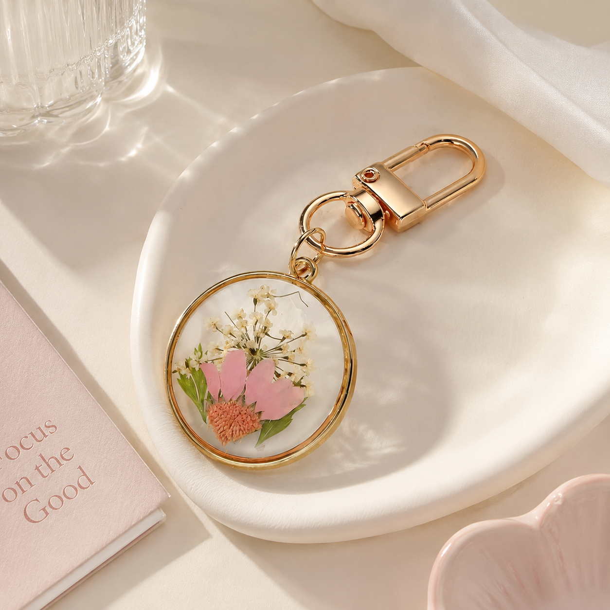 Botanical Bloom Bag Charm
