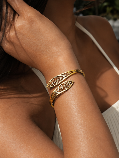 Botanical Leaf Bracelet |Tarnish Resistant