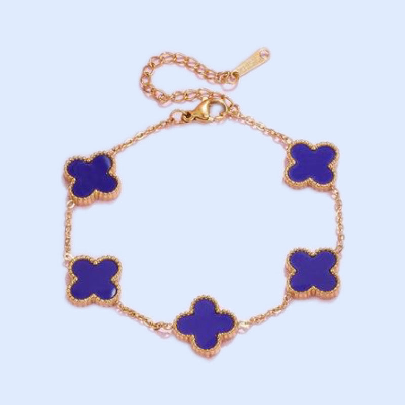 Lucky Clover Bracelet ( 12 color available ) - Non Tarnish