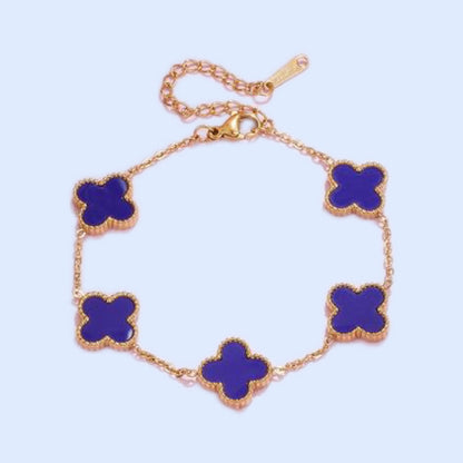 Lucky Clover Bracelet ( 12 color available ) - Non Tarnish