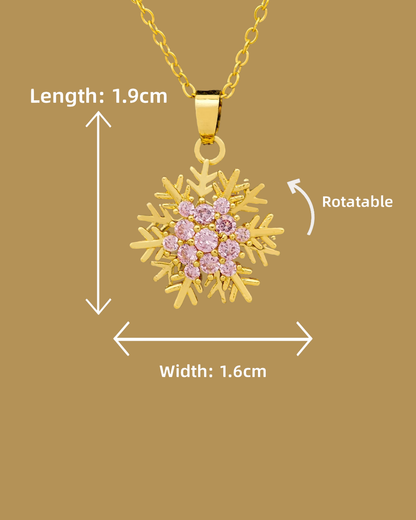 Gold Frosted Necklace