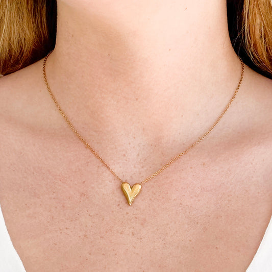 Honey Heart Necklace