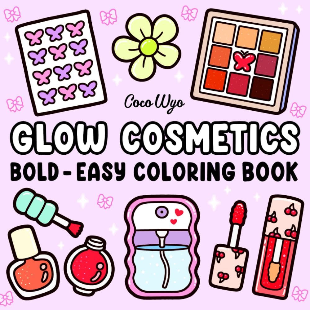 Glow Cosmetics Coloring Book