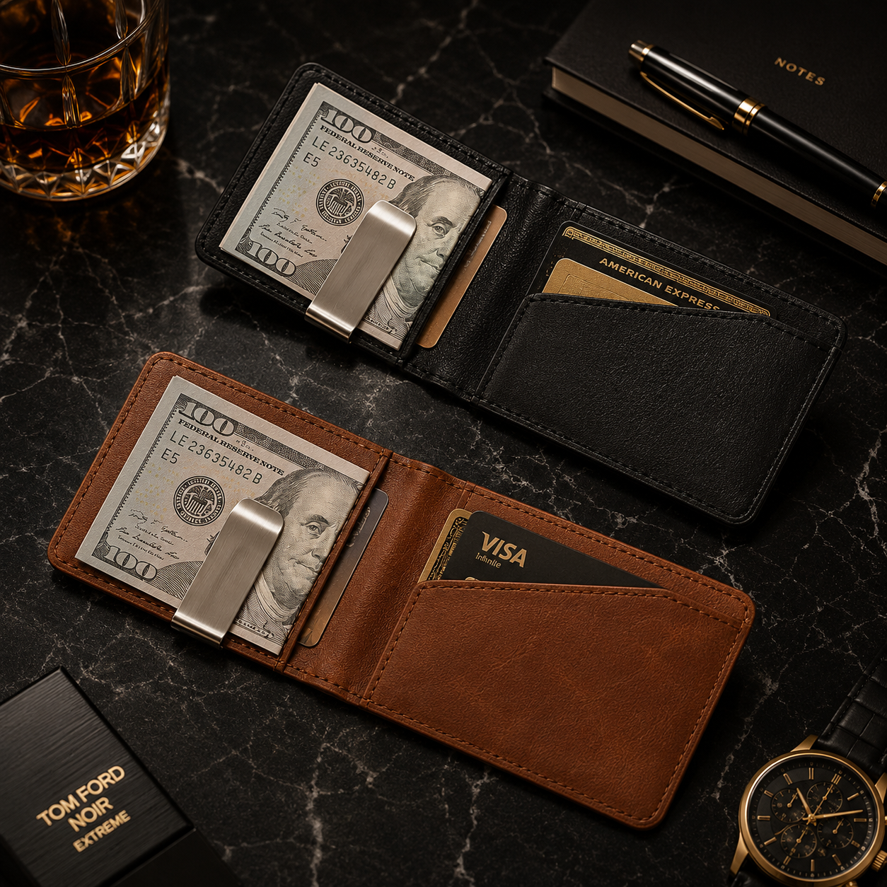 Legacy Money Clip Men's Wallet ( Available in 2 colors )