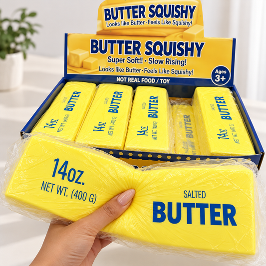 Jumbo Squishy Butter ( slow rebound )