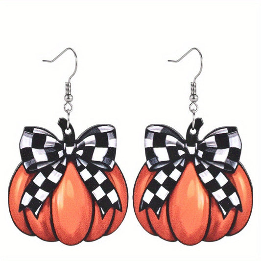 Pumpkin Dangling Earrings