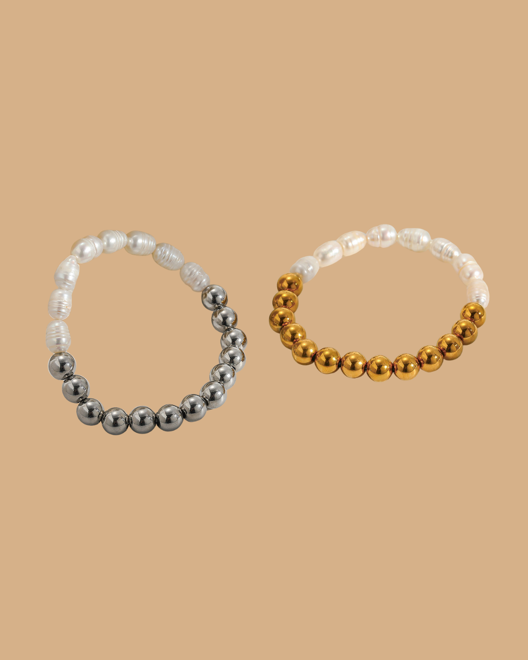 Bubble Pearl Bracelet ( Gold & Silver )