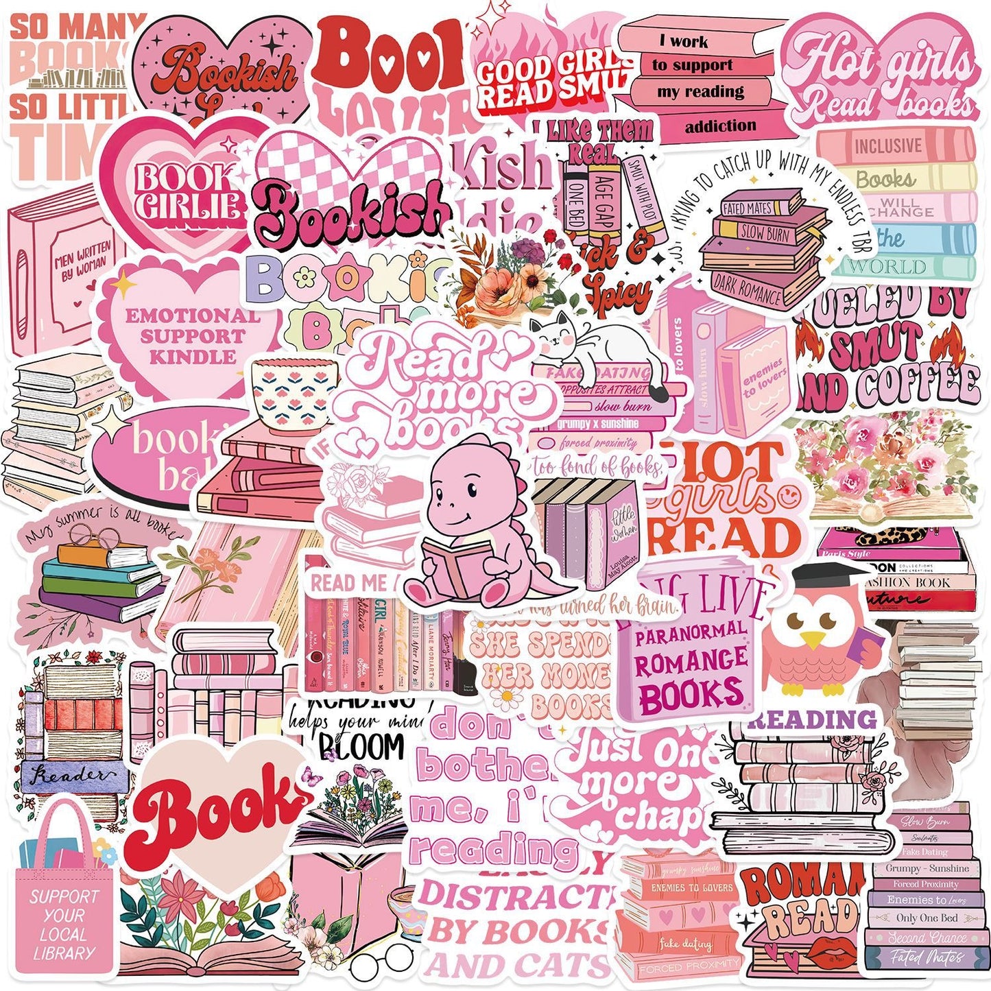Book Lover Sticker Pack