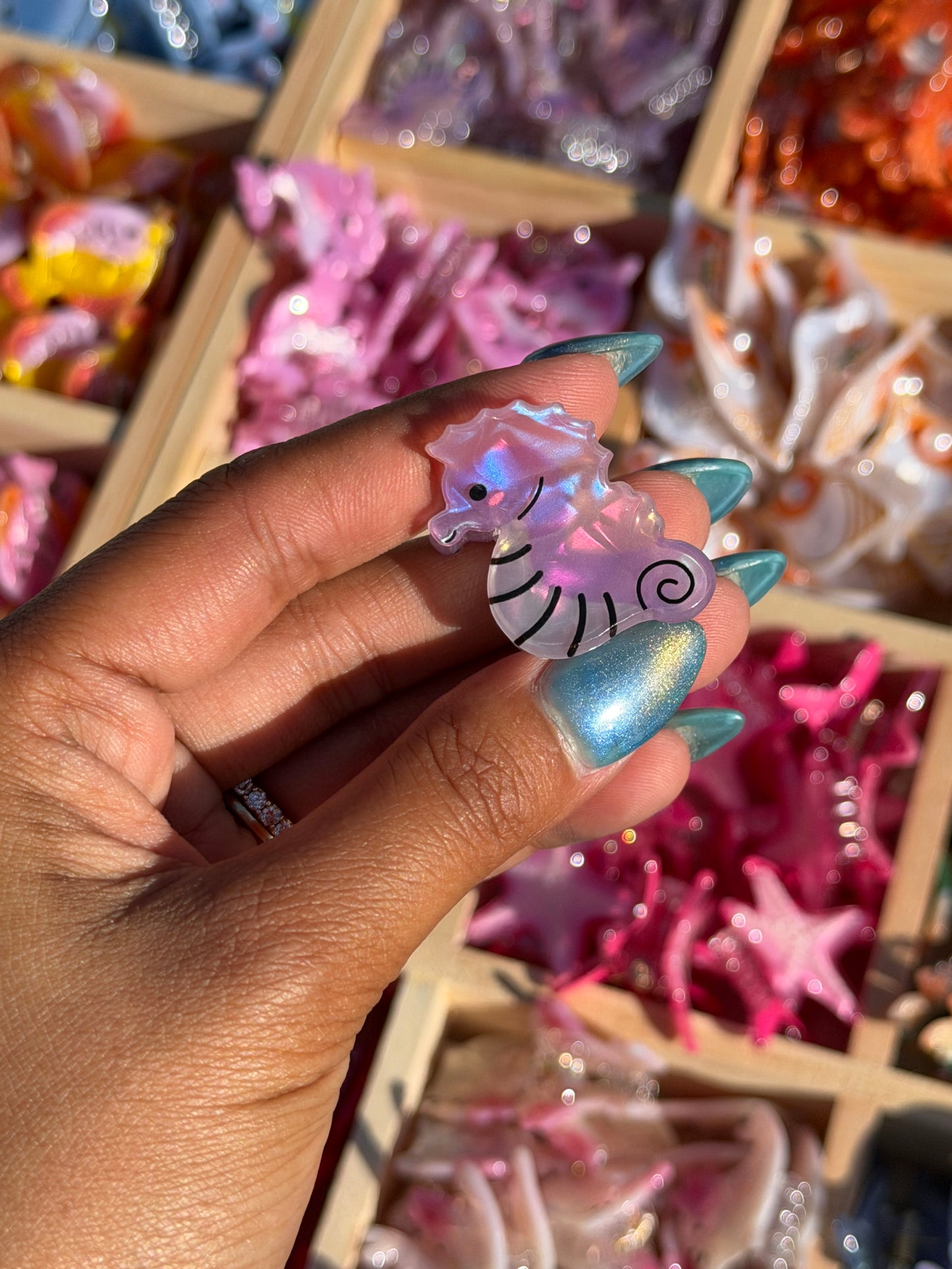 Mini Sea Life 🧜‍♀️✨ Hair Clips