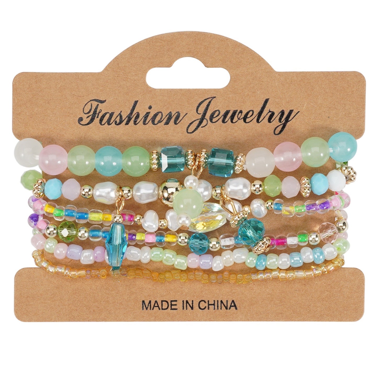 Candy Crystal Layered Bracelets ( 2 colors available )
