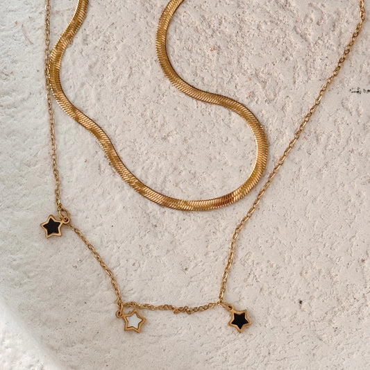 Wish upon a star layered Necklace