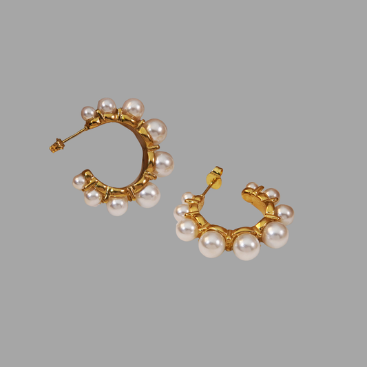 Bianca Hoop Earrings | B-47