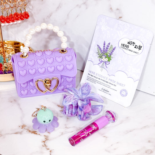 Purple Mini Beauty Bag Gift Bundle
