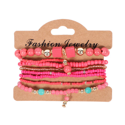 Beaded Layered Bracelets ( 2 colors available )