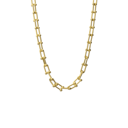 Twisted Trace Chain Necklace ( Non-Tarnish)