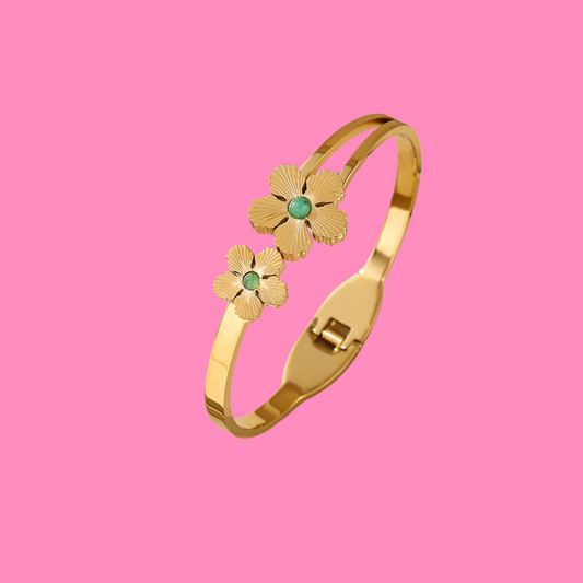 Twin Daisy Bangle
