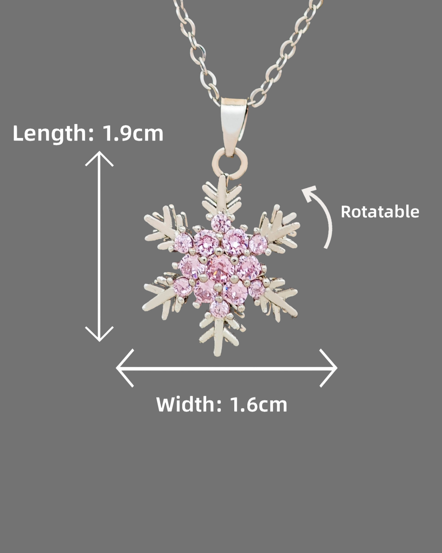 Silver Frosted Necklace