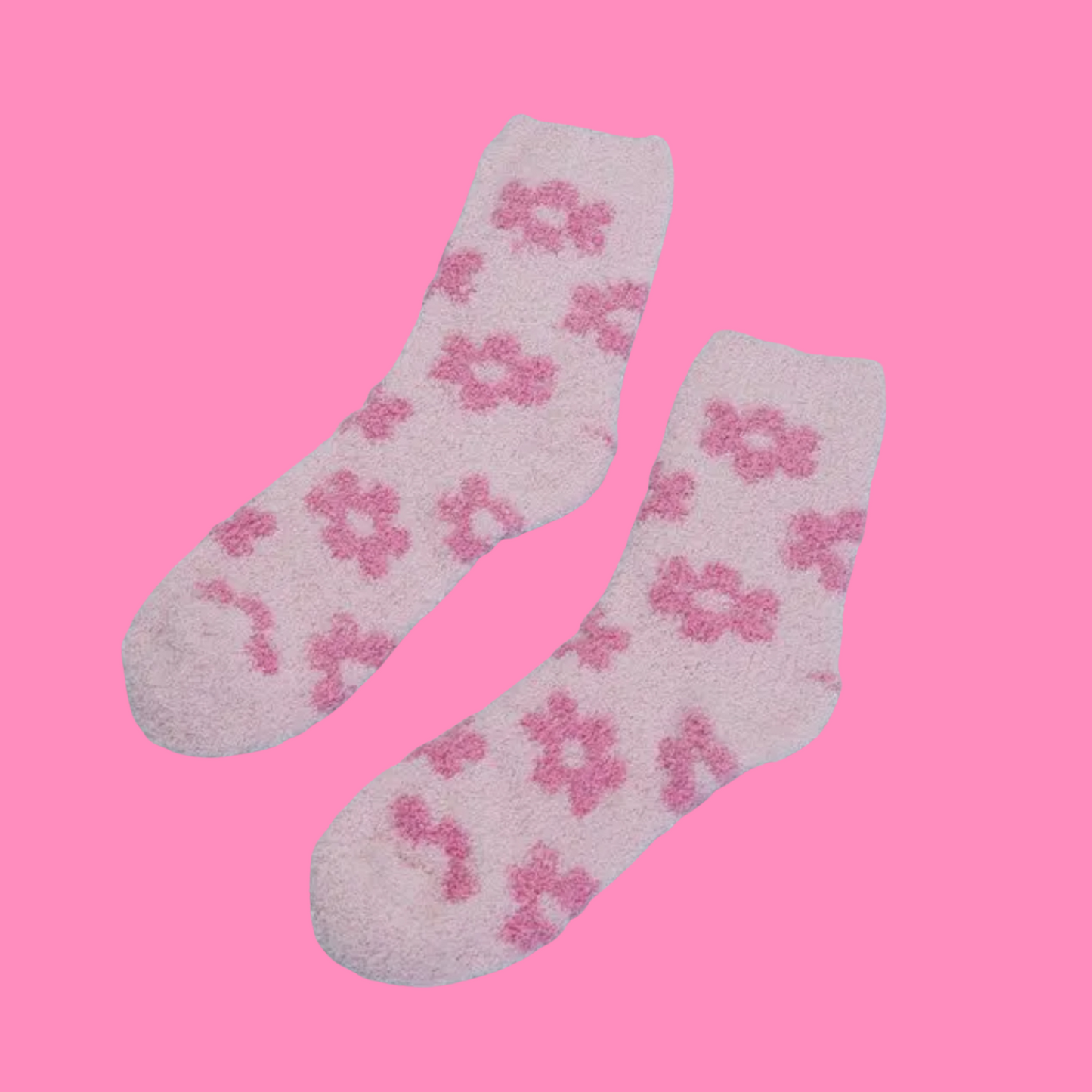 Cozy Fleece Daisy Socks