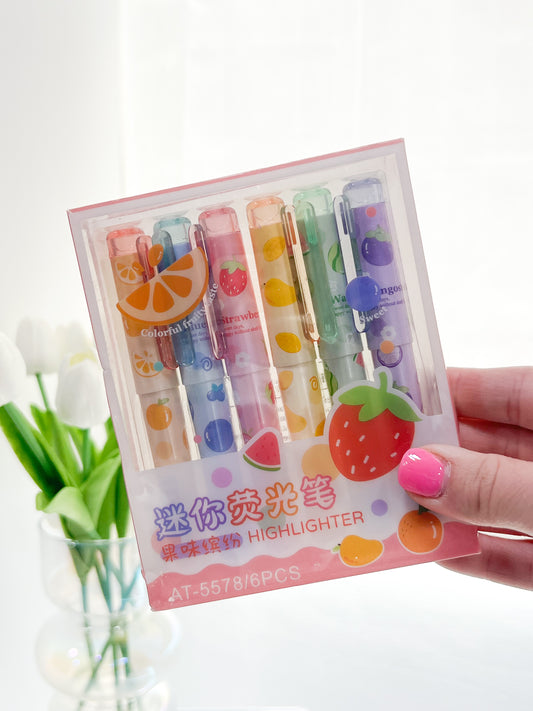 Fruit Highlighter ( 6 Pcs )