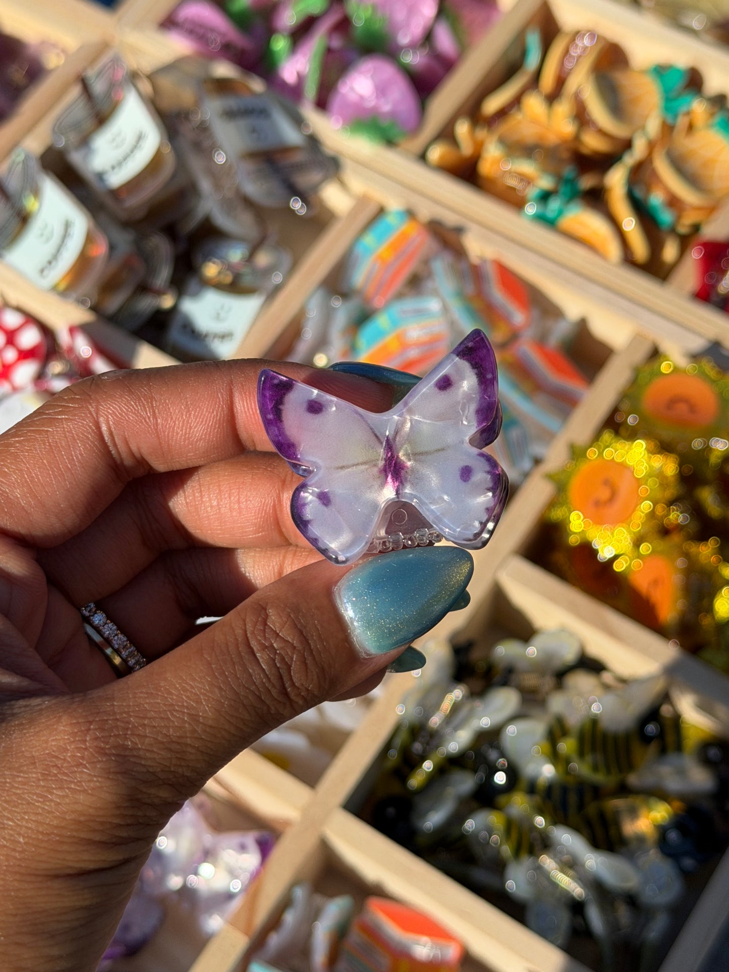 Mini Novelty Hair Claw Clips