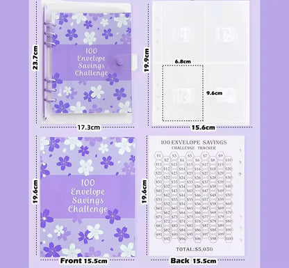 100 Envelope Savings Challenge Binders