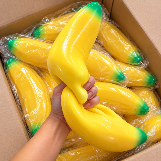 Giant Banana Squishy Toy – Super Soft Squeeze Stress Relief Sensory Fidget Toy