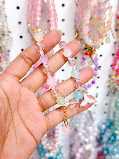 Multi-Color Lucky Charm Beaded Bracelet