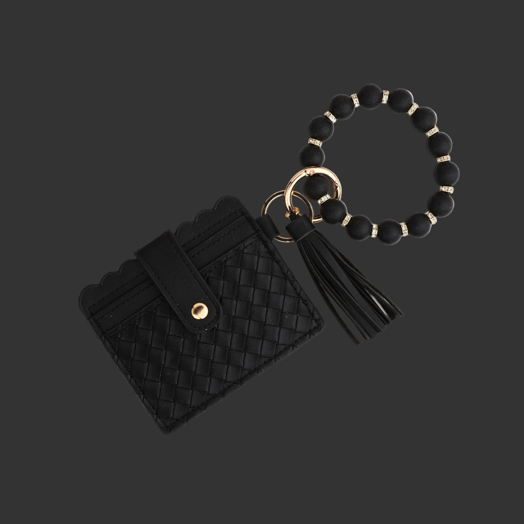 Woven Wristlet Card Wallets ( 4 Colors Available )