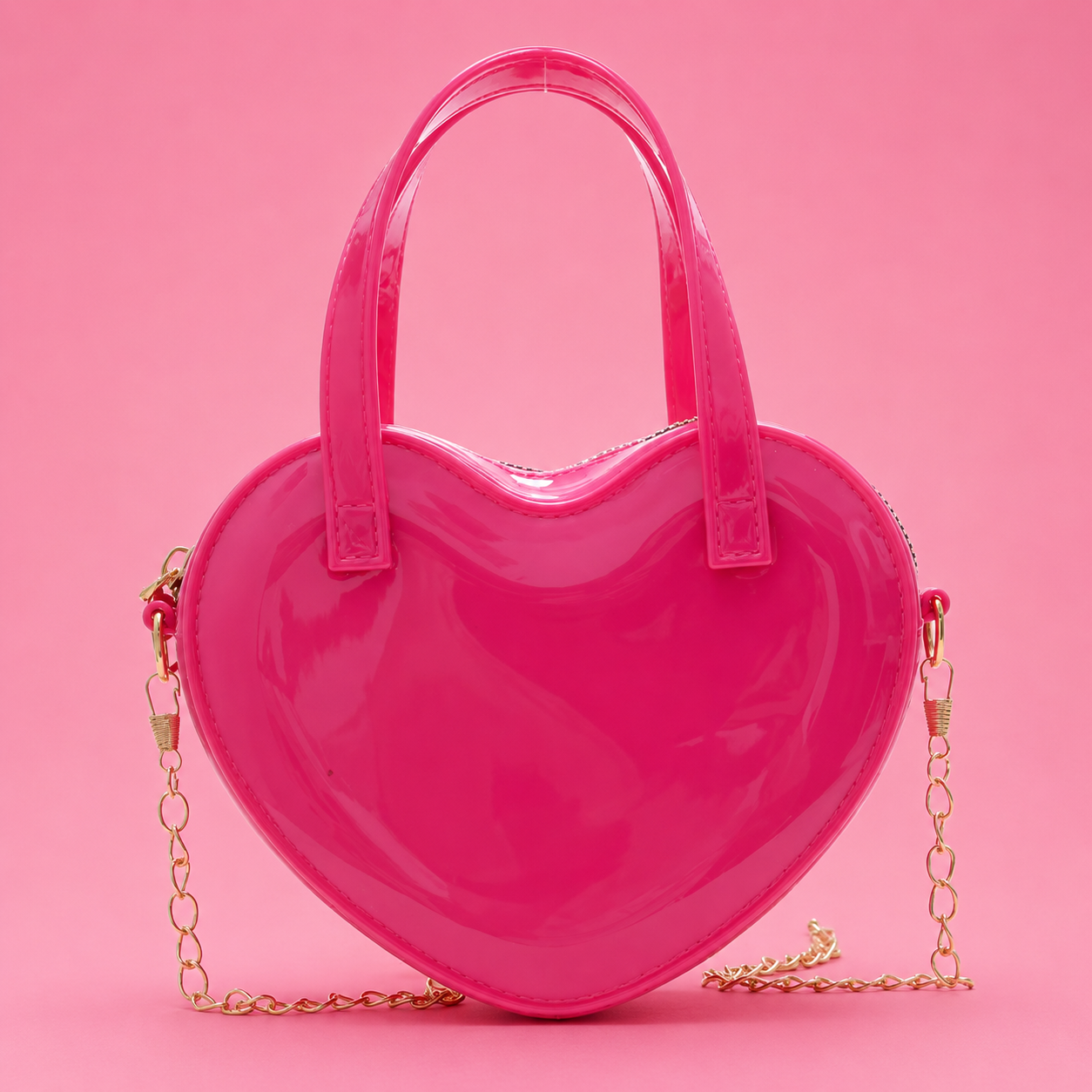 Candy Heart Chain Crossbody Bag ( Available in 5 colors )