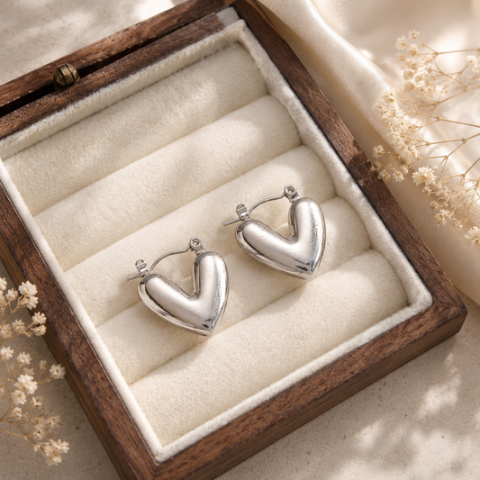 Lover Girl Heart Earrings