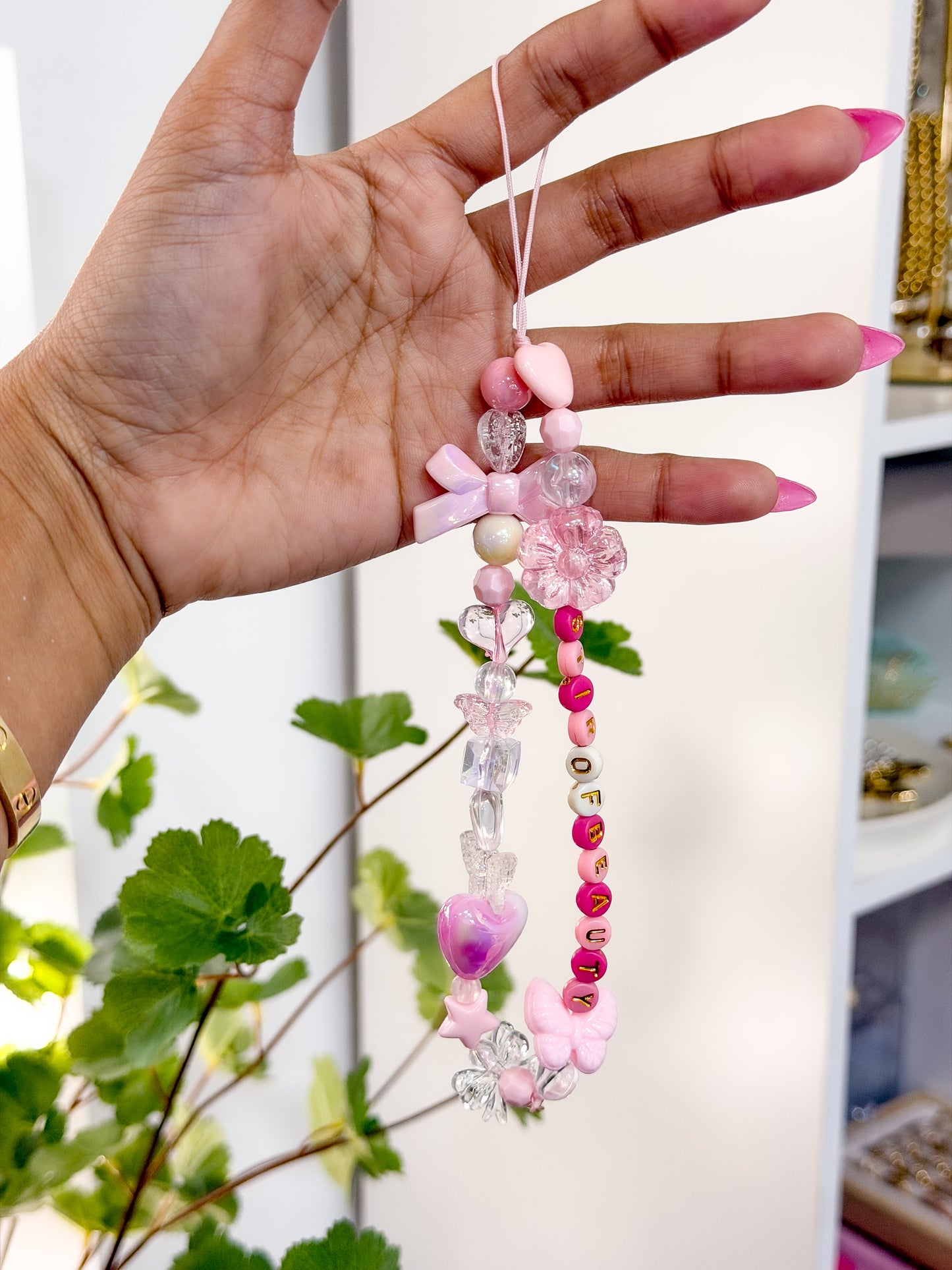 Stir Of Beauty Handmade Beaded Phone Charms ( 5 Colors )