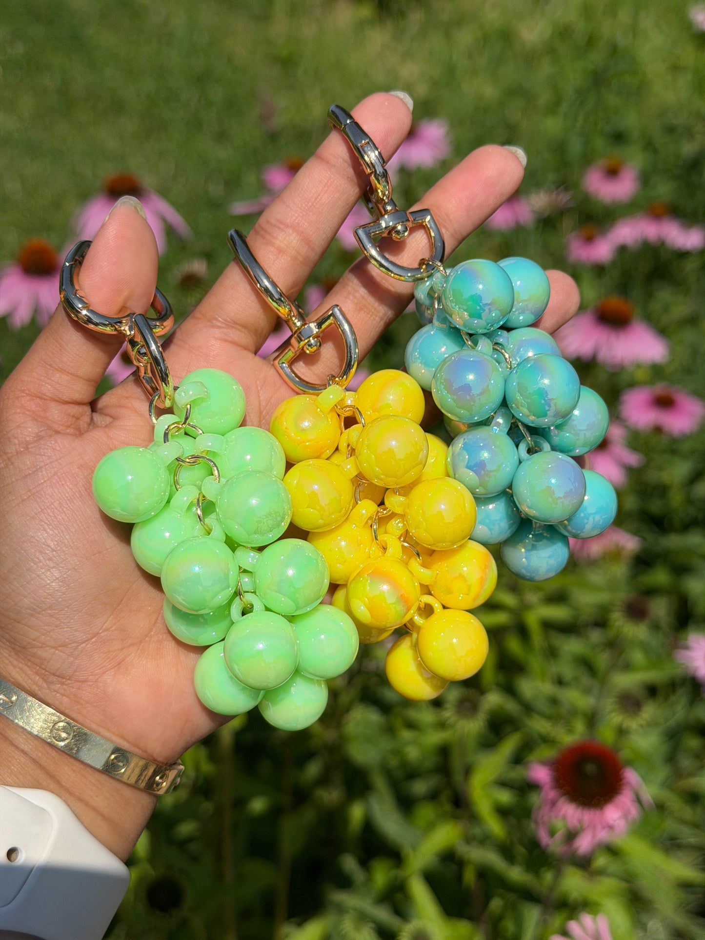 Fidget Grape Bag Charm ( 12 colors available )