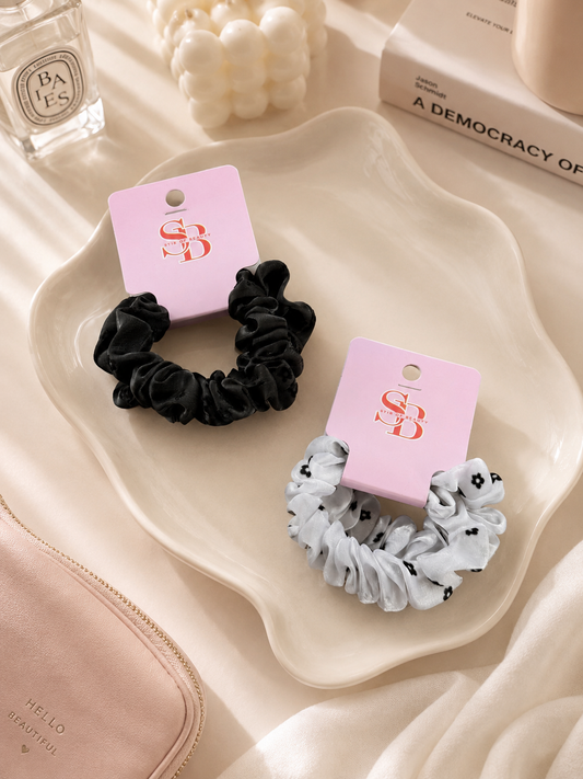 Daisy Hair Scrunchies - 2 Piece