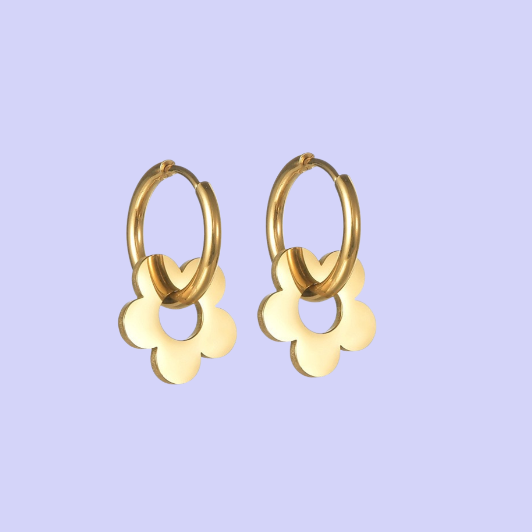 Daisy Hugger Earrings | B-53