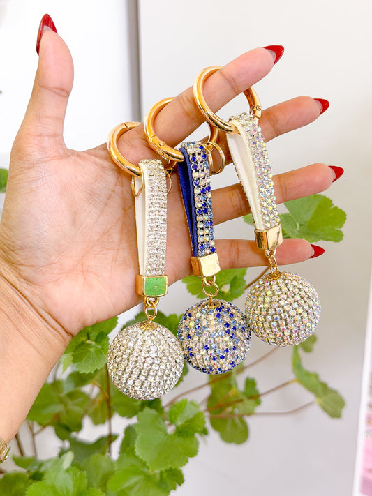 Disco Ball Bag Charms ( 3 Colors )
