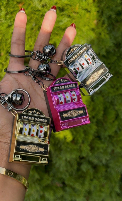 Vegas Slot Machine Keychains