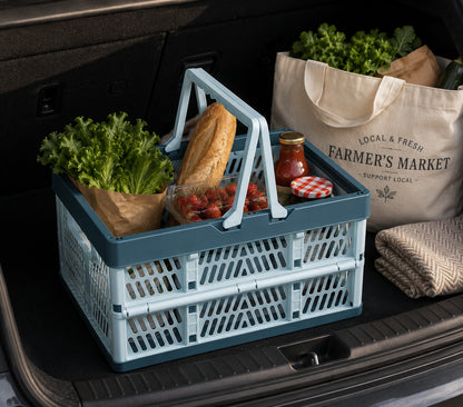 Fold & Go Market Basket ( 3 colors available )