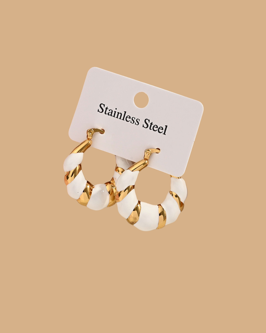 Chic Twist Hoop Earrings