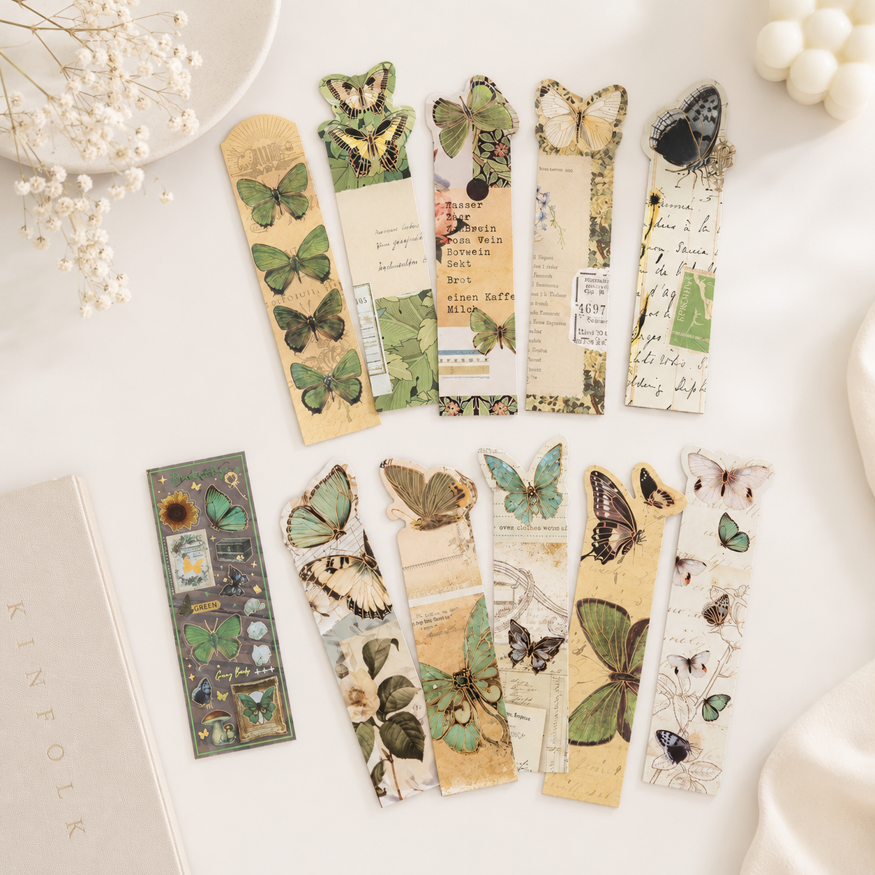 Butterfly Bookmark Set