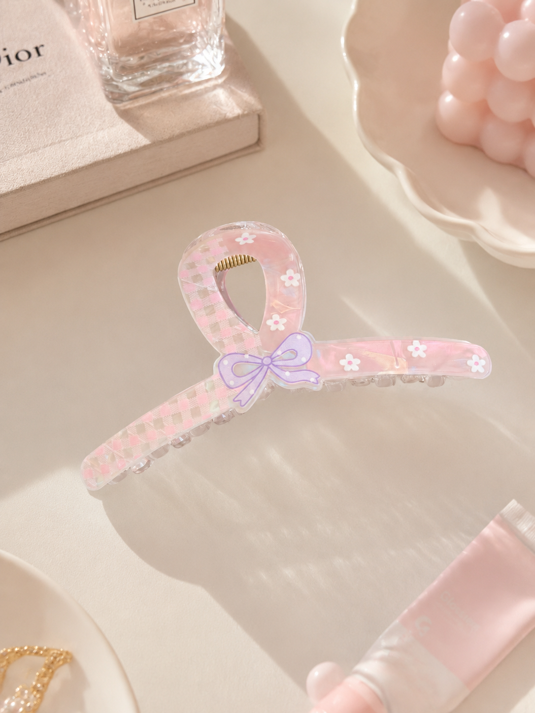 Pastel Bow Hair Claw Clip Collection