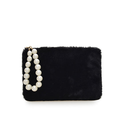Cozy Pearl Wristlet Pouch